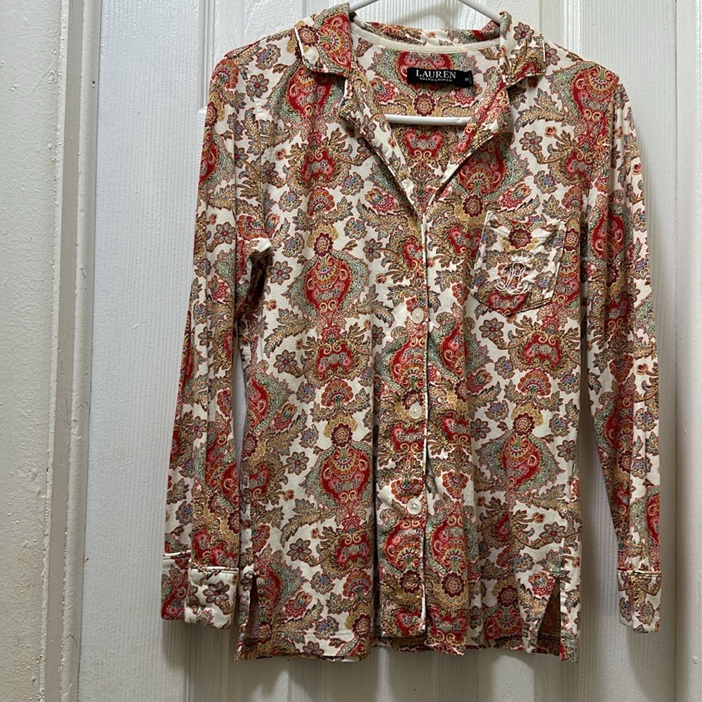 Lauren Ralph Lauren pajama top